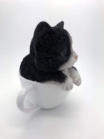 Pacific Giftware Adorable Teacup Pet Pals Cat Kittens Collectible Figurine 5.75 Inches