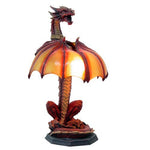 Pacific Giftware Altar Drake Guardian Dragon illuminated Wing Sculptural Lamp