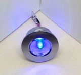 Marine Boat LED Blue Mini Courtesy Button Light Chrome Plated Brass