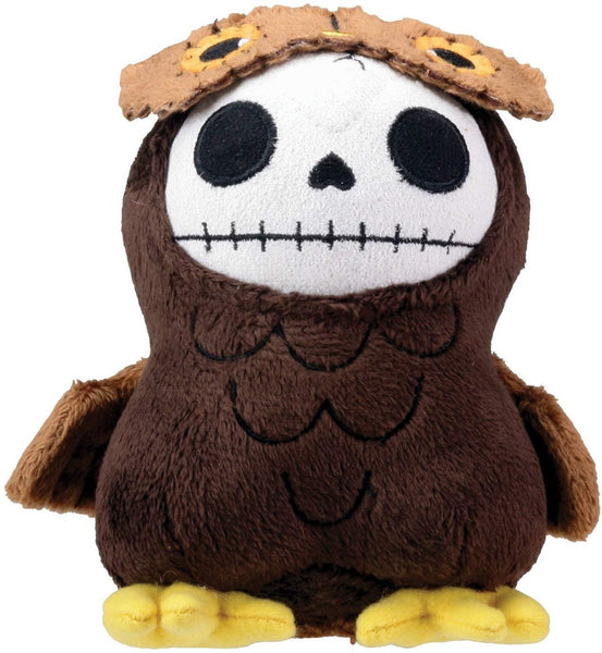 Furrybones Brown Owl Hottie Small Plush Doll