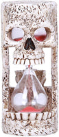 Pacific Giftware Skull Head Sandtimer Collectible Open Mouth Hour Glass Skeleton Figure