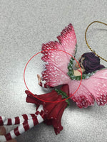 Pacific Giftware Poinsettia Fairy Hanging Ornament Amy Brown Holiday Collection Christmas Tree Hanging Ornaments 4 inch