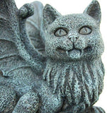 Pacific Trading Winged Cat Gargoyle Computer Topper Shelf Sitter Statue