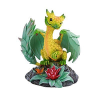 Pacific Giftware PT Pineapple Flower Small Dragon Home Decorative Resin Figurine
