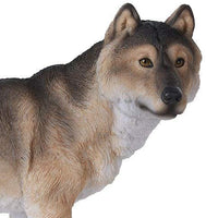 Pacific Giftware Grey Wolf Figurine Wildlife Collection Statue 12 Inch Lifelike Collectible Home Decor Gift
