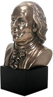 Benjamin Franklin Bust Bronze Figurine