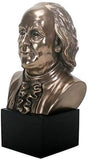 Benjamin Franklin Bust Bronze Figurine