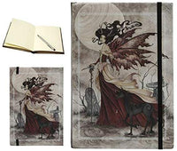 Red Queen Embossed Fairy Black Unicorn Journal Diary Notebook Amy Brown
