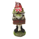 Pacific Giftware Keep Out Red Eyes Halloween Skeleton Gnome