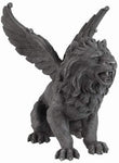 Winged Lion Gargoyle Statue Cold Cast Resin Figurine