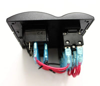Bandc 4 Gang Marine Boat Bridge Control Switch Panel with LED Rocker Circuit Breaker