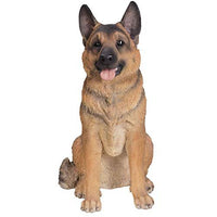 German Shepherd Life Like K9 Large Dog 21" Tall Glass Eyes