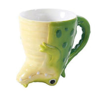 Topsy Turvy Alligator Coffee Mug Adorable Mug Upside Down Tea Home Office