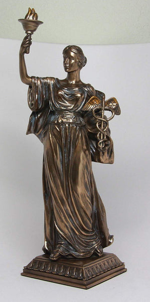12 Inch Goddess Hygea Mythological Creature Resin Statue Figurine