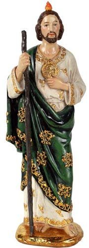 Pacific Giftware St Jude Thaddeus Gold Accent Sacred Religious Figurine Collectible 12 Inch
