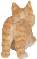 Pacific Giftware Realistic and Playful Orange Tabby Kitten Collectible Figurine Amazing Detail Glass Eyes Hand Painted Resin Life Size 8 inch Figurine Perfect for Cat Lover Collectible