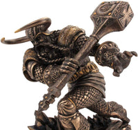 PTC Mighty Thor with Hammer Norse Mythology God Resin Statue Figurine