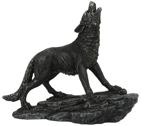Large Werewolf Faux Stone Polyresin Home Decor Statue