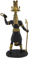 Black Thoth Egyptian God Golden Accents Statue