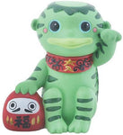 Green Maneki Kappa Religious Shrine Blessing Decorative Statue