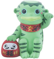 Green Maneki Kappa Religious Shrine Blessing Decorative Statue
