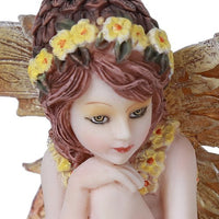 Pacific Giftware Fairy Garden Acorn Flower Fairy Decorative Mini Garden Figurine 3 Inch