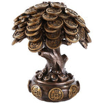 Pacific Giftware Feng Shui Bronze Golden Money Coin Prosperity Tree Home Decoration Gift (Bronze)