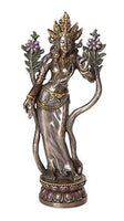 Goddess Arya Tara Female Bodhisattva Goddess of Compassion Figurine 8 inch Tall