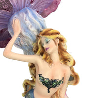 3D Under The Sea Mermaid Princess with Jellyfish LED Color Changing Table Nursery Night Lamp