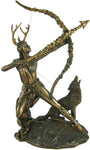 Bronzed Finish Artemis Moon Goddess Greek Statue Diana by Pacific Giftware
