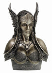 PTC 11 Inch Valkyrie Warrior Goddess Head and Bust Statue Figurine