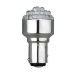 MARINE ACCESSORY NON PARALLEL WHITE LED BULB B15D TYPE DOUBLE CONTACT NON PARALLEL PINS 41 LUMES ON JUST 1WATT