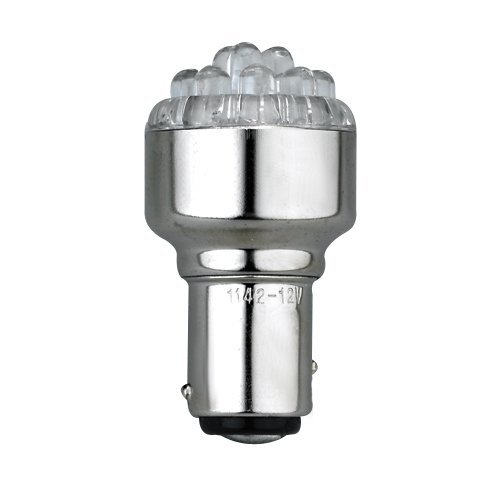 MARINE ACCESSORY NON PARALLEL WHITE LED BULB B15D TYPE DOUBLE CONTACT NON PARALLEL PINS 41 LUMES ON JUST 1WATT