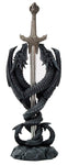 Pacific Giftware Mystical Double Stone Dragon Letter Opener Desktop Decor 10 Inch Tall