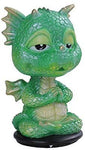 Pacific Giftware PT Meditation Dragon Bobble Head Resin Figurine Statue
