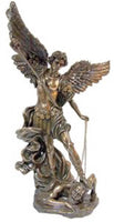 Resin Statue Saint St Michael 32 Inch Cold Cast for Church