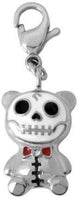 SUMMIT COLLECTION Furrybones Panda Bear Pandie Skeleton Boy Key Chain Charm
