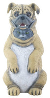 YTC Cream and Grey Cat as Dog Dupers Themed Decorative Figurine Statue
