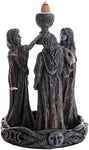 Pacific Giftware Triple Goddess Mother Maiden Crone Ceremonial Chalice Backflow Incense Holder