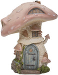 Pacific Giftware Miniature Fairy Garden of Enchantment Mushroom Fairy Toadstool Cottage Figurine Display 7.5 Inches