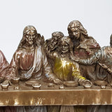 Last Supper with Jesus and His Apostles Statue Figurine La Ultima Cena de Jesus Cristo
