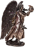 Archangel Chamuel Angel Peace Bringer Healer of Relationship Collectible Faux Bronze Figurine