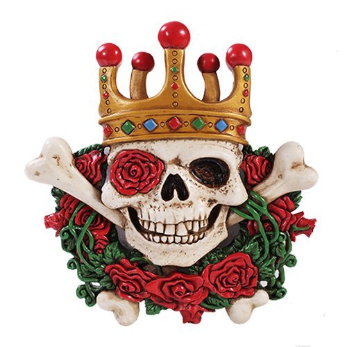 Day of The Dead Clown Skull Figurine Made of Polyresin