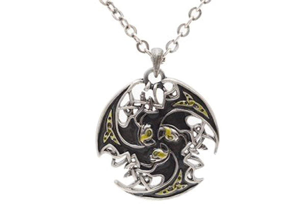 Mystica Collection Jewelry Necklace - Celtic Lion Trinity