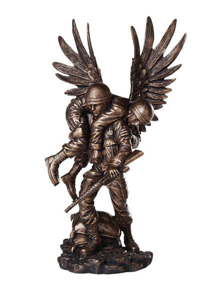 Pacific Giftware Guardian Angel in The Battlefield for America's Finest Soldier Military Heroes Collectible Figurine