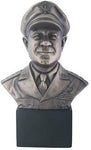 YTC Summit Antique Bronze Finish Doolittle US Military Head and Bust Statue, Multi Color