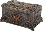 YTC Summit International Dragon Chest Jewelry Trinket Box Storage Container Fantasy Home Decoration New