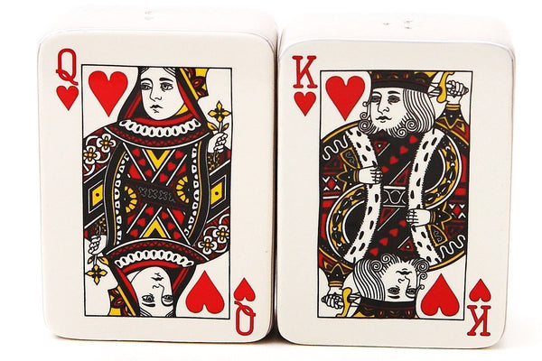 Poker Cards Salt and Pepper Shaker Set