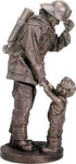 YTC Summit International Fire Fighter with Child Statue Figurine Firefighter Fireman Firemen Gift New