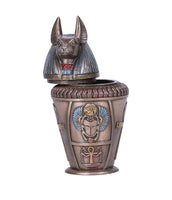 Ancient Egyptian Canopic Jar Duamutef Anubis God Of Protection Keepsake Stomach